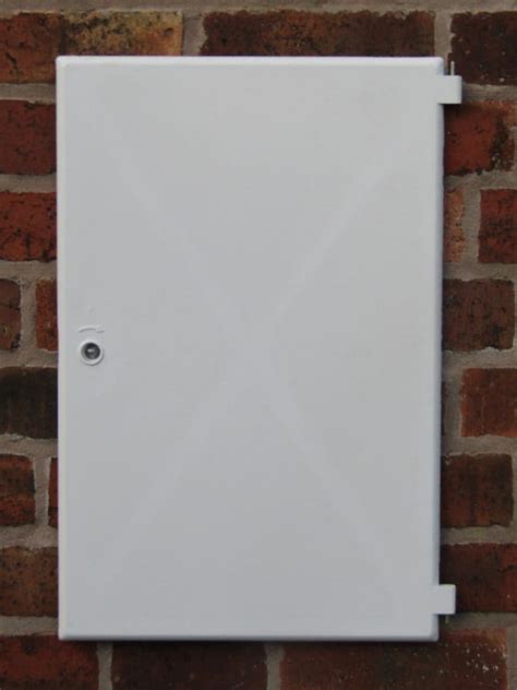 electricity meter box door|meter box replacement door screwfix.